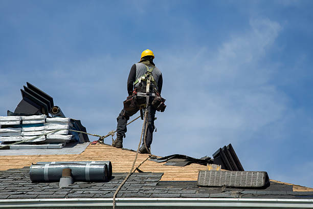 Professional Metal Roofing technician working in Cayuta, NY